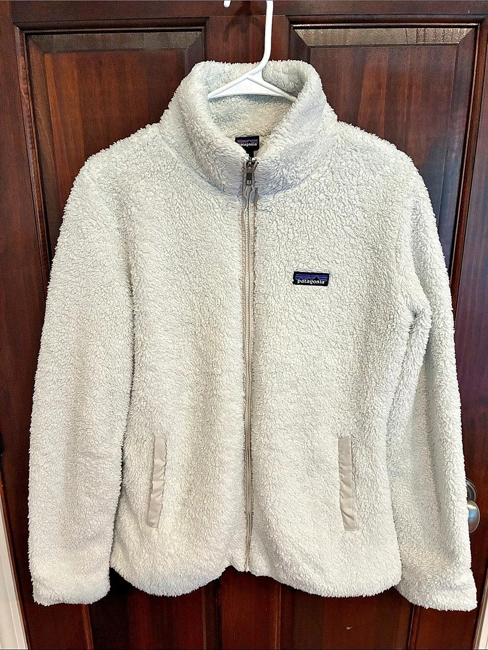 Patagonia Los Gatos Fleece Jacket White Size Large